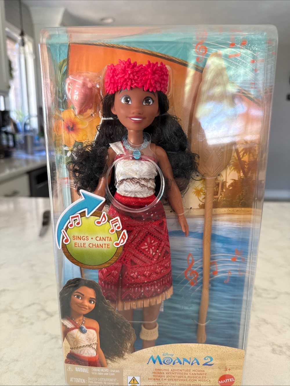 Disney Moana 2 10" Singing Adventure Moana Sings We are Back English